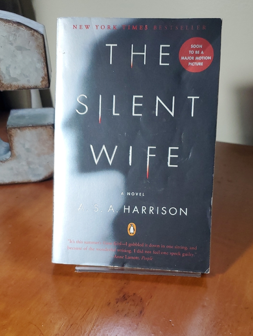 The Silent Wife by A.S.A. Harrison - Black Cover Paperback